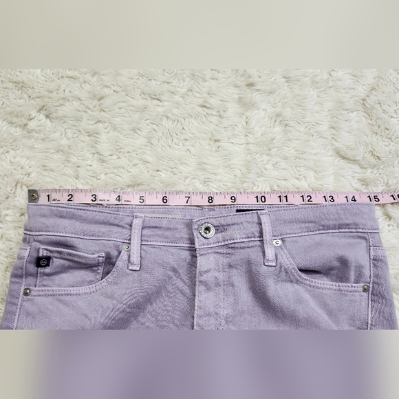 AG Adriano Goldschmied The Legging Ankle Super Skinny Stretch Denim 27R Lilac - Picture 10 of 16